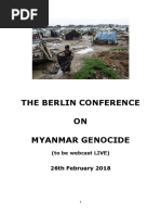 Download PROGRAM for Berlin Conference on Myanmar Genocide 26 Feb 2018 by maungzarni SN371595010 doc pdf
