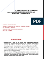 Collaborative Maintenance in Flow-Line Manufacturing Environments