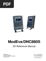 Modeva/Dnc880S: 2D Reference Manual