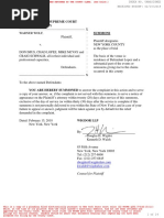 Wolf v Imus Complaint