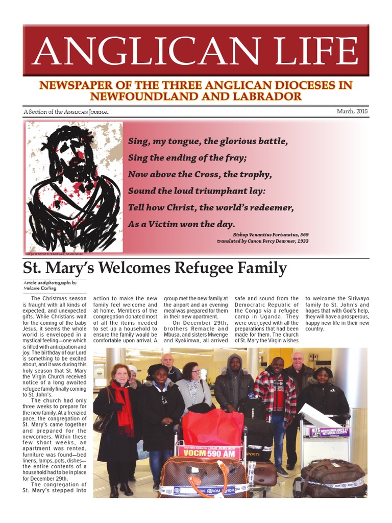 March Anglican Life 2018 Bermuda Atonement In Christianity