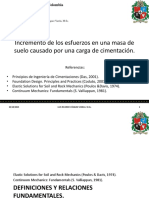 Incremento de Los Esfuerzos en Una Masa de Suelo PDF