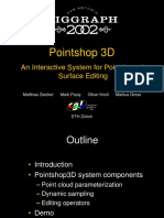 Pointshop 3D: An Interactive System For Point-Based Surface Editing