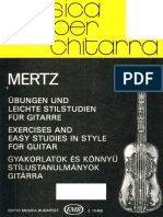 Mertz - Exercises and easy studies in style for guitar.pdf
