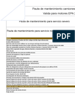 Pauta de Mantenimiento Integrada EPA 2004