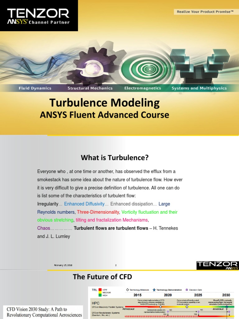 Turbulence Modeling in ANSYS Fluent | PDF | Turbulence | Fluid Dynamics