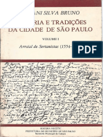 História e Tradições Da Cidade de São Paulo - Vol I - Ernani Silva Bruno