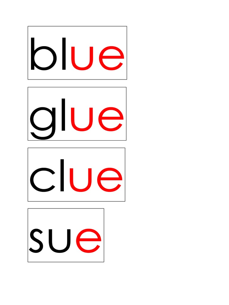 Rhyming Words with 