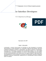 Guide For Interface Developers: Energyplus™ Version 8.8.0 Documentation