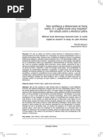 BAQUERO. Sem Confiança a Democracia Se Torna Inerte.