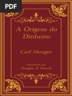 Sobre a Origem Do Dinheiro - Carl Menger