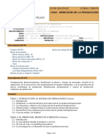 Guía Docente Curso: 2009/10: 15344 - Dirección de La Producción