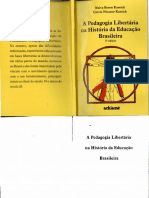 A Pedagogia Libertaria Na Historia Da Educacao Brasileira Neiva Beron Kassick PDF