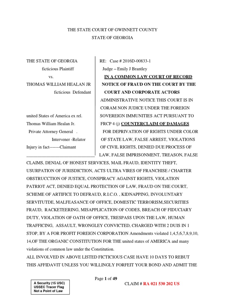 The State Court of County PDF Fourteenth Amendment To The