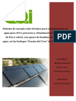 Calentamiento de Agua Sistema Solar