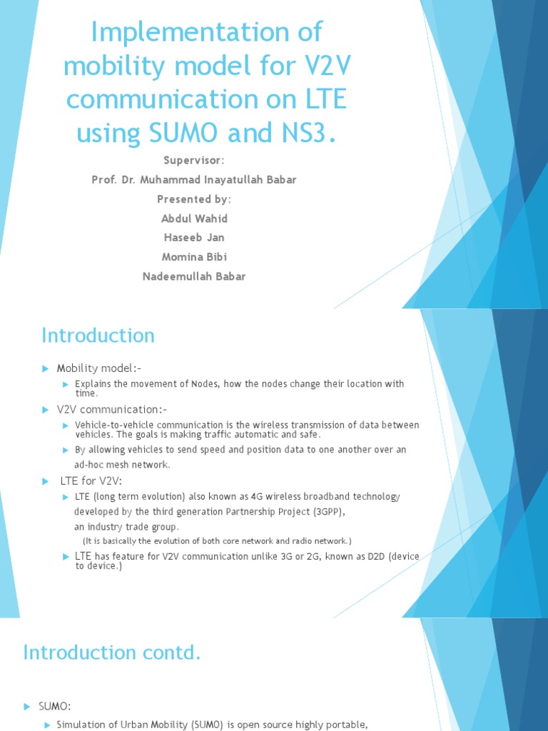V2V Communication on LTE | PDF | Telecommunication | Lte ...
