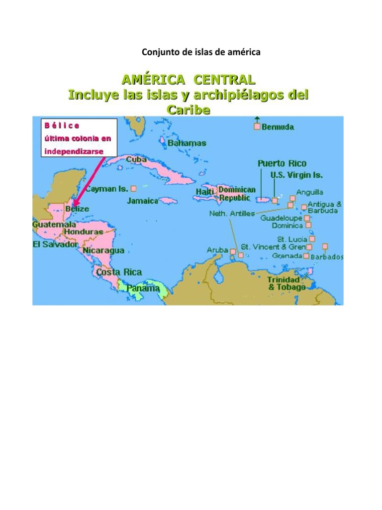 llamar Nuez visa Conjunto de Islas de América | PDF