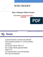 Power Diodes: Engr. Jahangeer Badar Soomro