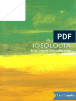 Ideologia Una Brevisima Introduccion - Michael Freeden