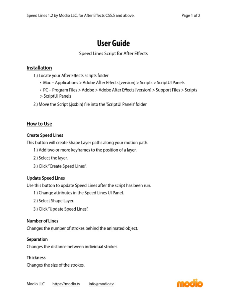 User Guide: Installation | PDF