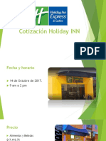 Cotización Holiday INN