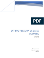 Entidad Relacion de Bases de Datos