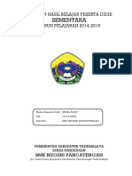 Laporan Hasil Belajar Peserta Didik