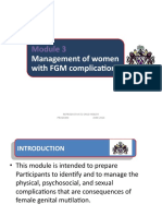 Management of Women With FGM Complications