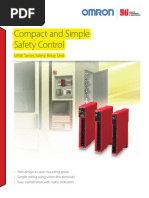 Compact and Simple Safety Control: G9SE Series Safety Relay Unit