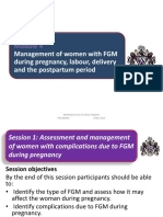 Management of Women With FGM During Pregnancy, Labour, Delivery and The Postpartum Period