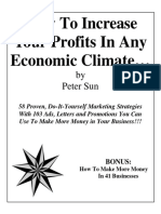 How To Increase Your Profits in Any Economic Climate