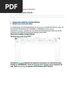 Combinar Correspondencia en Word 2013
