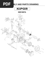 Km186f-c Diesel Engine Parts