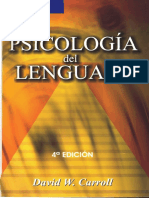 Psicología Del Lenguaje%2c d. Carroll
