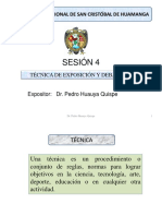 Sesión 4 Técnica de Exposición y Debate