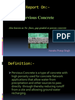Seminar Report On:-: Pervious Concrete