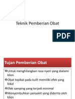 Teknik Pemberian Obat