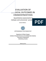 Evaluation of Surgical Outcomes in Craniosynostosis: Quantitative Assessments in Metopic and Unicoronal Synostosis
