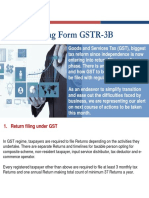 GST Understanding Form GSTR 3B