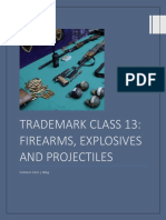 Trademark Class 13: Firearms, Explosives and Projectiles: Venture Care - Blog