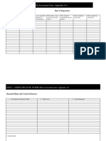 STEP 1 - SITE INSPECTION (Risk Assessment Form - Appendix A1)