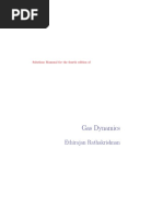 E Rathakrishnan Gas Dynamics Solutions