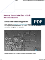 Overhead Transmission Lines - Static Mechanical Support