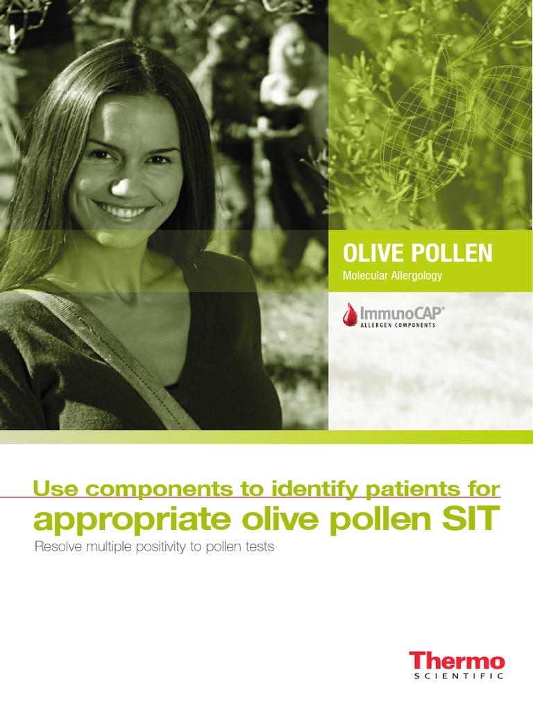 Olive Allergy Testing PDF Allergen Allergy