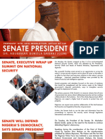 Senate President: Dr. Abubakar Bukola Saraki (Con)