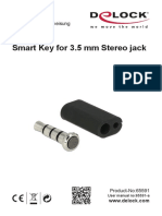 Smart Key For 3.5 MM Stereo Jack: Gebrauchsanweisung User Manual