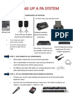 Step 1. Put All Pa Components in Position