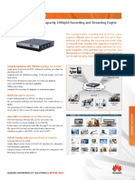 Huawei Videoconferencing Recording and Streaming Engine RSE6500 Datasheet