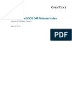 OpenText Document Management EDOCS DM 5 3 1 Suite Patch 6 Release Notes