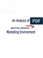 Executive Summary Identifies Marketing Issues Impacting British Airways